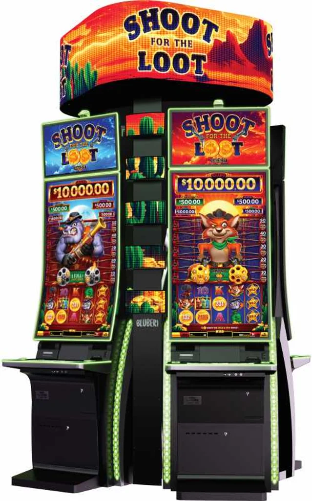 Loot Casino game interface showcasing slots and bonuses