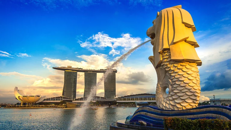 Singapore cityscape, as profit declines for Genting Singapore