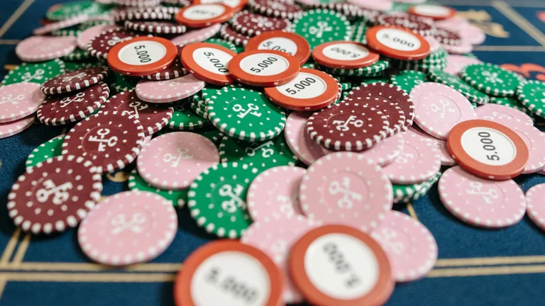 Casino Payout Dispute with Casino chips on the table