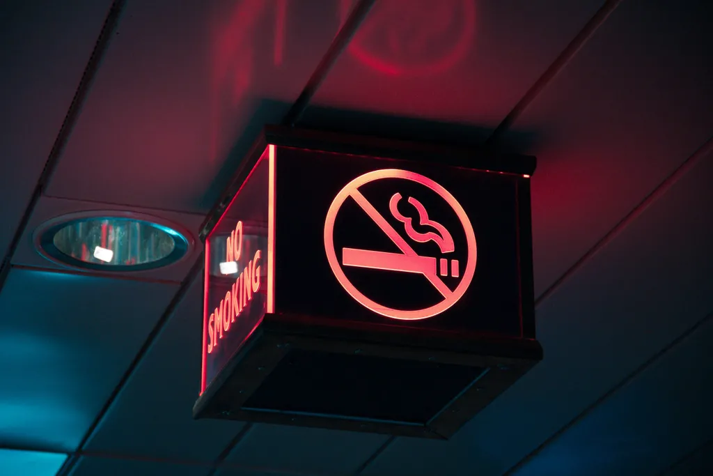 No smoking area in Hard Rock Tampa