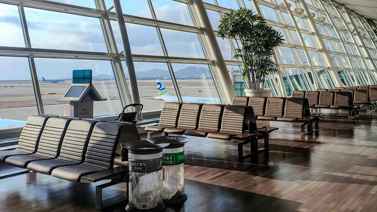 Empty airport as PAGCOR's gross gaming revenue reflects low tourist numbers