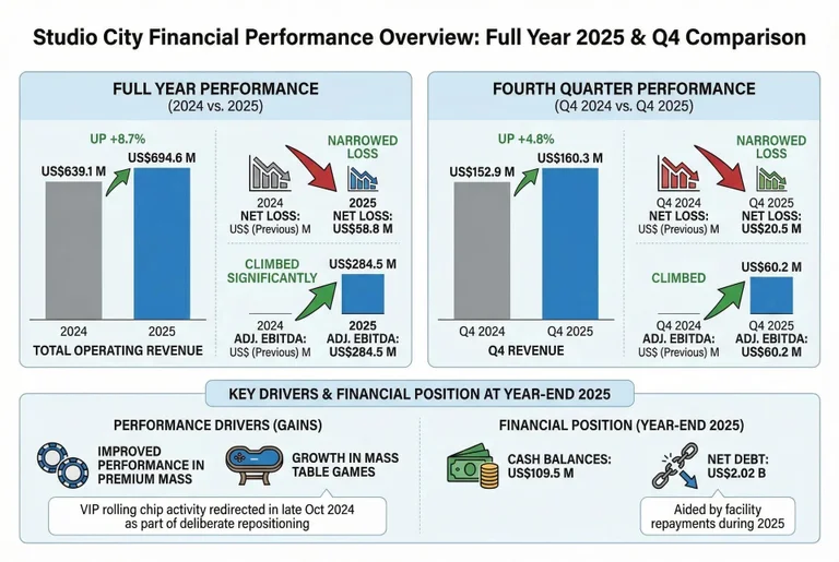 Gaming Revenue Performance of Studio City