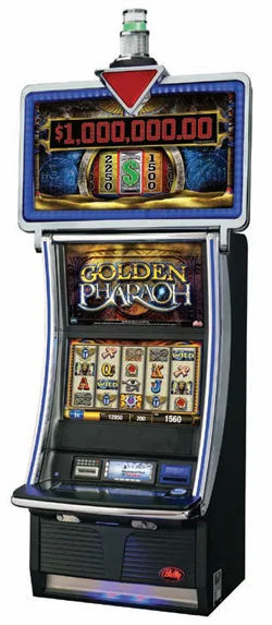 Screenshot of Golden Pharaoh Casino interface showcasing slot games