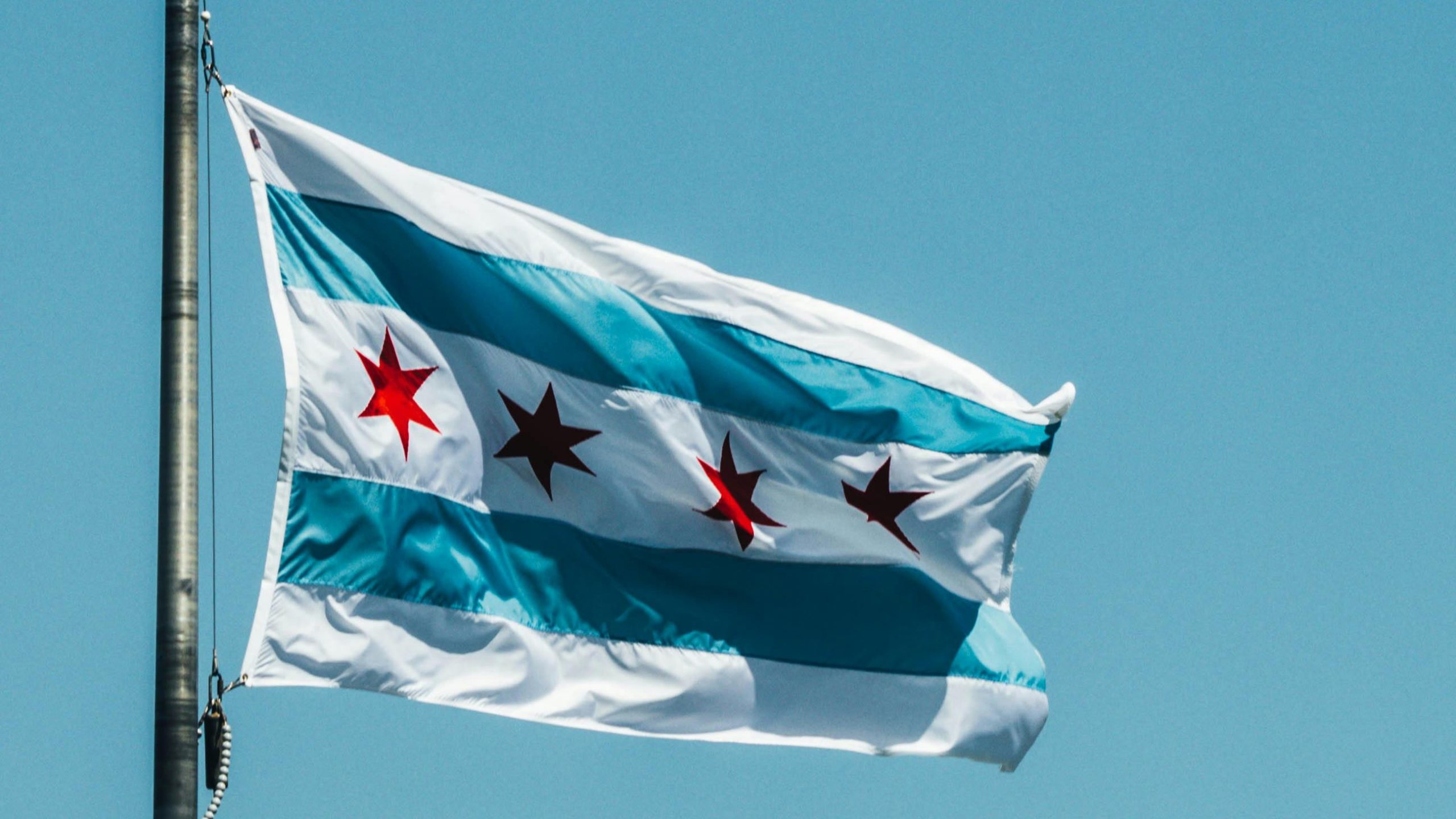Chicago Flag, as Illinois taxes table games